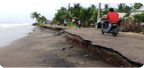 Abrasi Ancam Akses Jalan di Desa Lhok Puuk, Aceh Utara